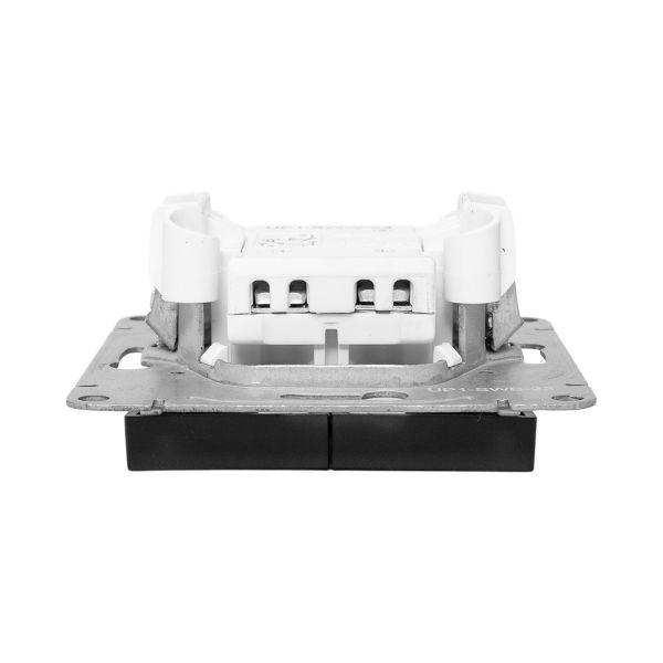 Выключатель кнопочный 2-кл. СП Эпика механизм черн. EKF UP1-SWB-23