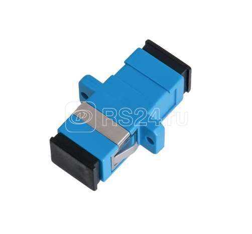 Адаптер волоконно-оптический соед. одномод. SC/UPC-SC/UPC одинарн. пласт. син. (уп.2шт) NIKOMAX NMF-OA1SM-SCU-SCU-2