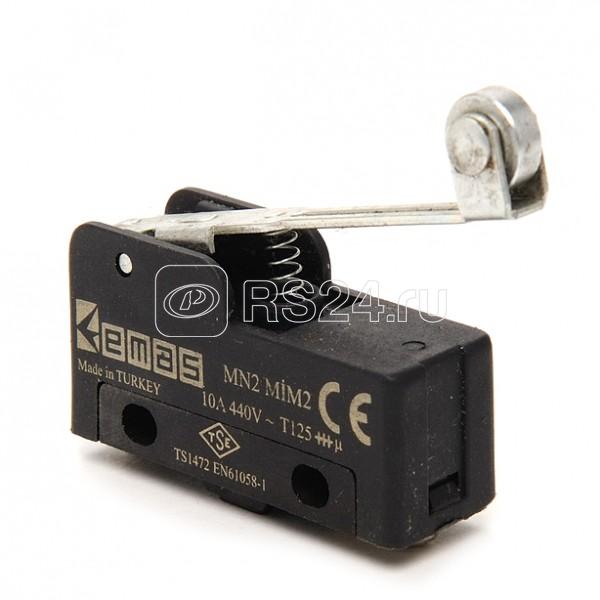 Выключатель-мини с стальным роликом на длинном рычажке EMAS MN2MIM2