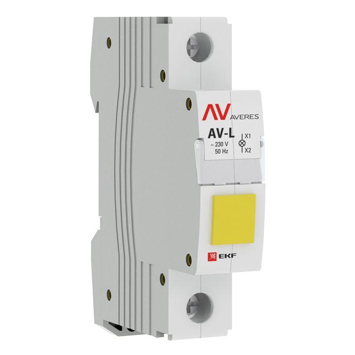 Лампа сигнальная AV-L желт. EKF av-l-yellow-averes