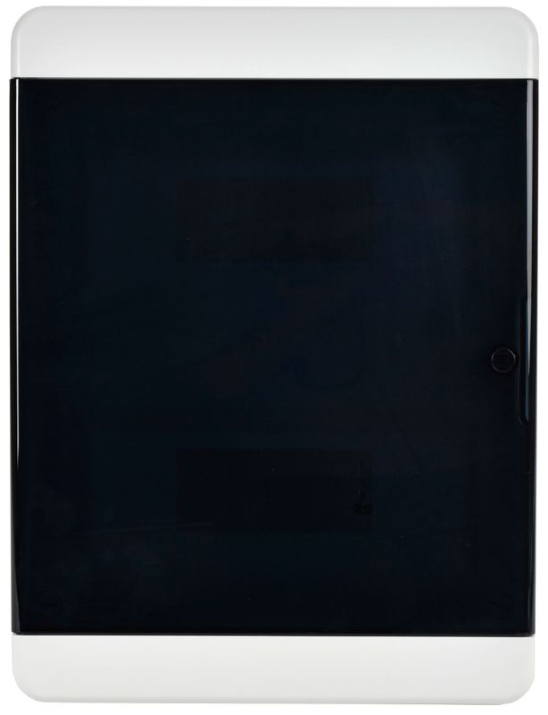 Корпус ЩРВ-П-24 TEKFOR IP41 черн. прозр. дверь пластик. IEK TF5-KP12-V-24-41-K01-K03