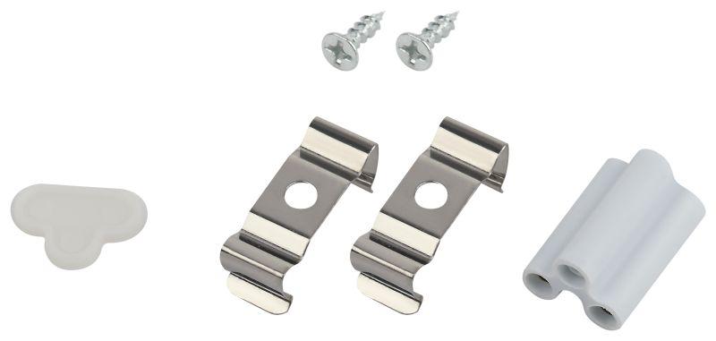 Набор крепежей: монтажный комплект и жесткий соединитель LLED-А-02 для светильника LLED-04 Эра Б0056549