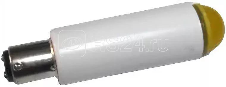 Лампа светодиодная СКЛ-1Б-Ж-2-220 220В 50Гц/пост. цоколь B15d/18 УХЛ2.1 желт. Реле и Автоматика A8021-78109655