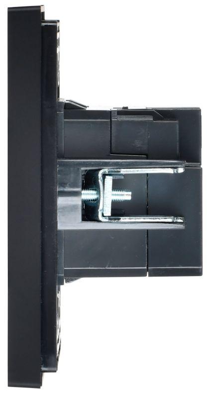 Розетка USB A+C 18Вт FORTE&PIANO FP151 черн. IEK FP-U22-018-K02