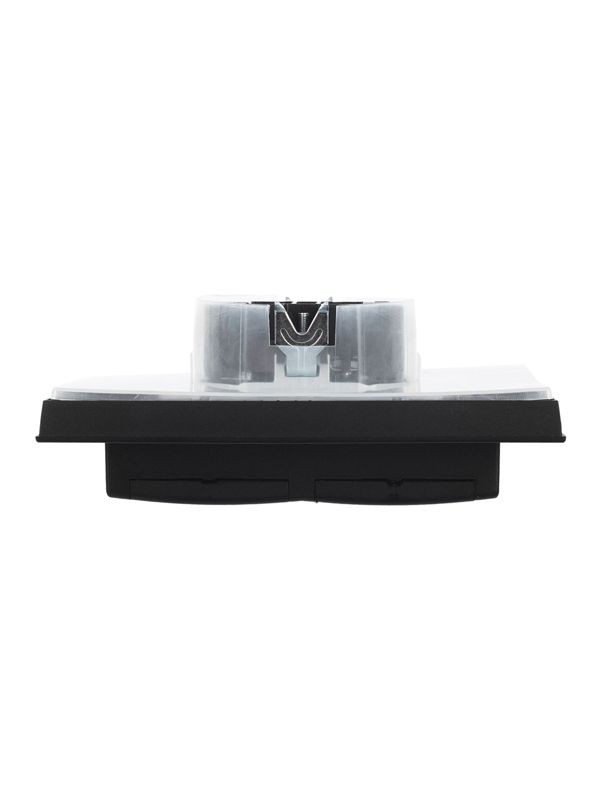 Розетка 2-м СП BRITE РСбш12-3-44-БрЧ 16А в сборе IP44 с крышкой черн. IEK BR-R26-16-44-K02-F