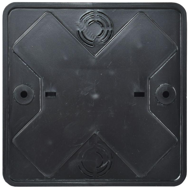 Коробка распаячная ОП 100х100х29 (6 клемм 6кв.мм) черн. IEK UKO10-100-100-029-K02