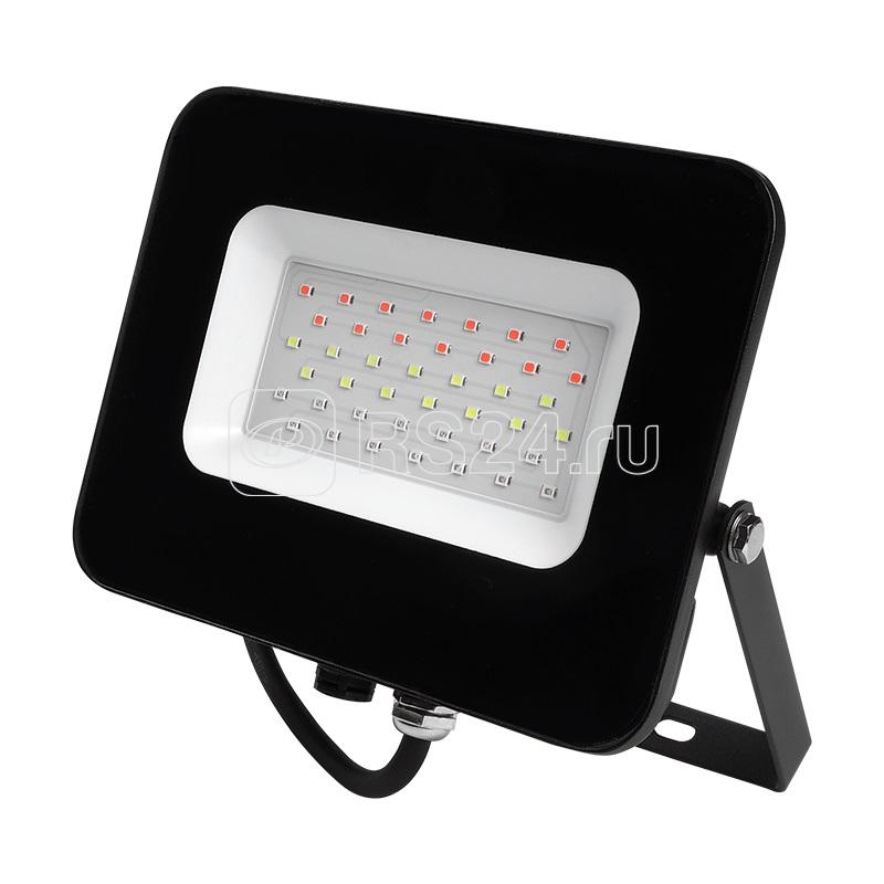 Прожектор светодиодный PFL-30W RGB 30Вт IP65 ДО BL черн. JazzWay 5016408
