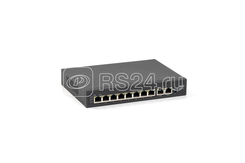 Коммутатор SKAT PoE-8E-2G v.2 PoE Plus 120Вт порты: 8-Ethernet 2-Uplink Бастион 4073