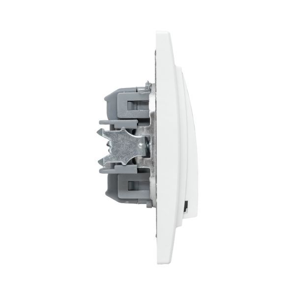Переключатель проходной 2-кл. СП Минск 10А IP20 бел. Basic EKF ERV10-027-10