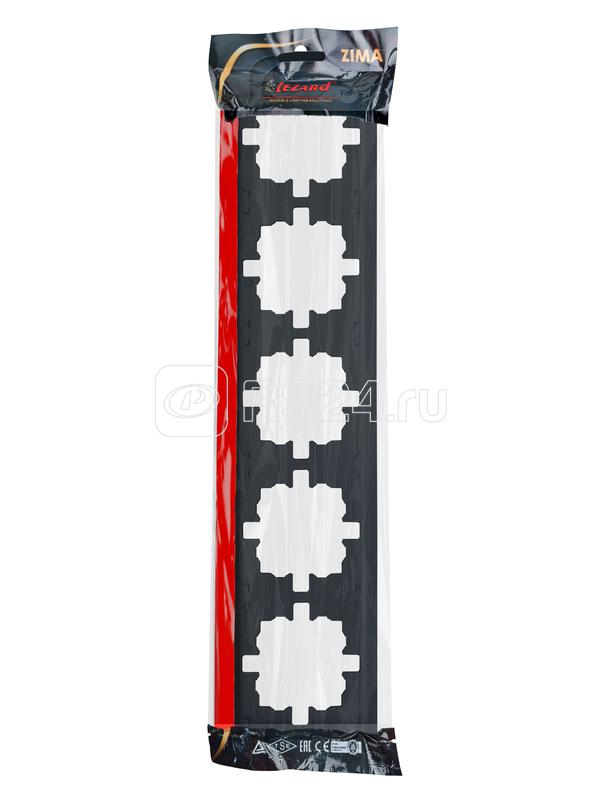 Рамка 5-мест. горизонт. ZIMA черн. бархат LEZARD 704-4200-150