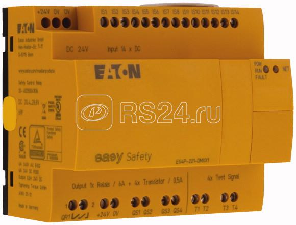 Реле безопасности EASYSafety 24В DC 14DI 4DO -Транс 1DO реле EASYNet ES4P-221-DMXX1 EATON 111016
