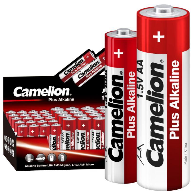 Элемент питания алкалиновый 20хAA/LR6+20хAAA/LR03-CB 1.5В Plus Alkaline COMBO40 (уп.40шт) Camelion 14981