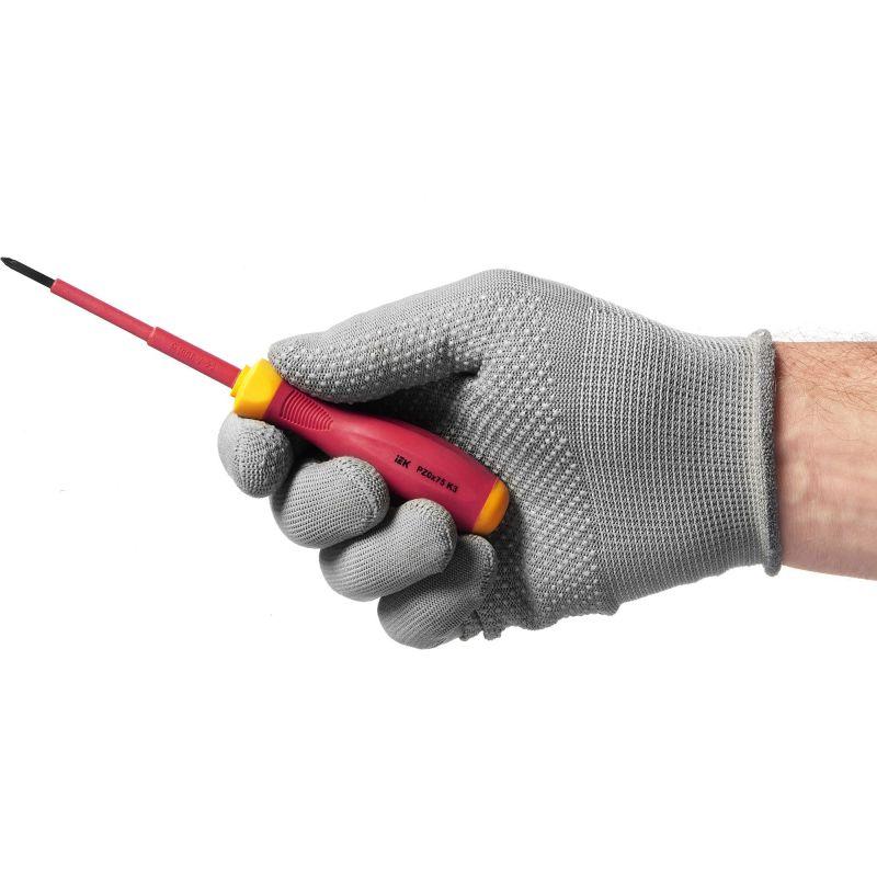 Отвертка диэлектрическая крестовая PZ0х75 K3 1000В ARMA2L 3 IEK A2L3-SC30-K3-PZ-00-075