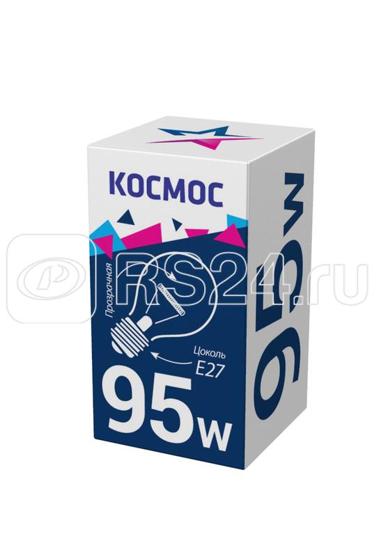 Лампа накаливания 95Вт A50/A55 прозрачная E27 230В КОСМОС LKsmSt55CL95E27v2