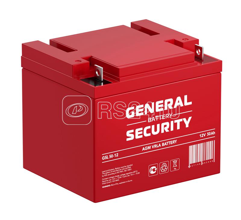 Аккумулятор 12В 50А.ч General Security GSL50-12