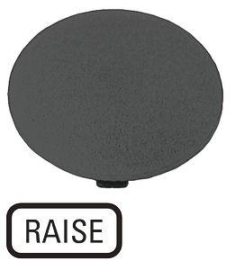 Шильдик кнопочный грибовидный "поднимите" M22-XDP-S-GB17 черн. EATON 218293