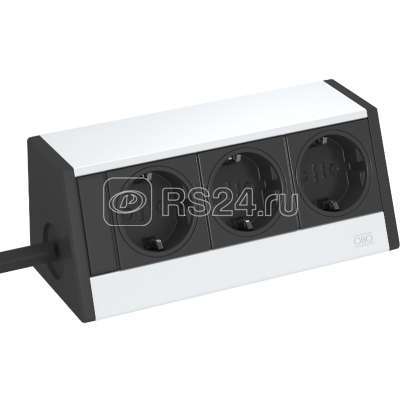 Бокс настольный укомплектованный DB-5A3 D3S алюм. серебр. OBO 6116930