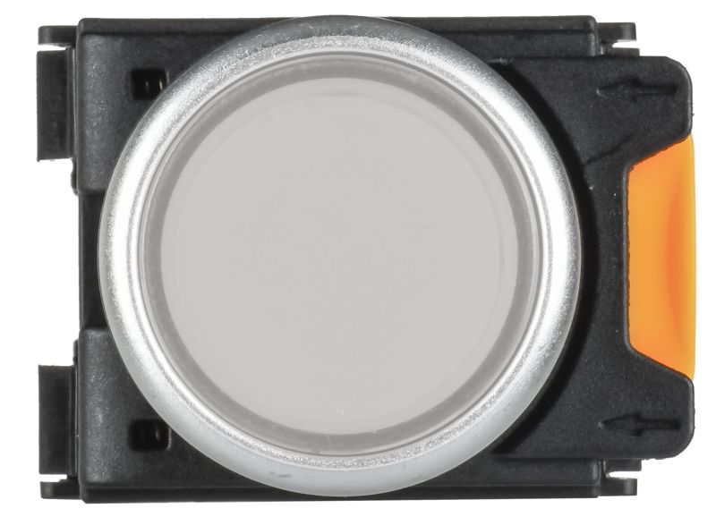 Кнопка d22мм 1НО+1НЗ MASTER с подсветкой и фиксацией бел. IEK MI-BT60-11TD-3-11-K01
