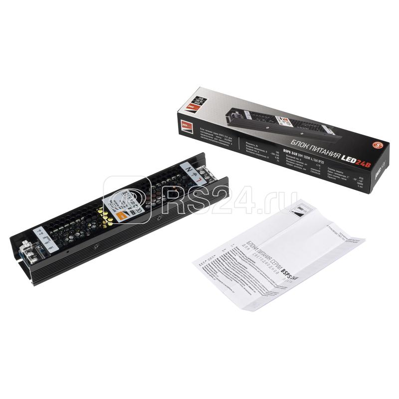 Блок питания для светодиодной ленты 100Вт 4.16А 24В IP20 BSPS DIM диммир. метал. Pro+ JazzWay 5035553