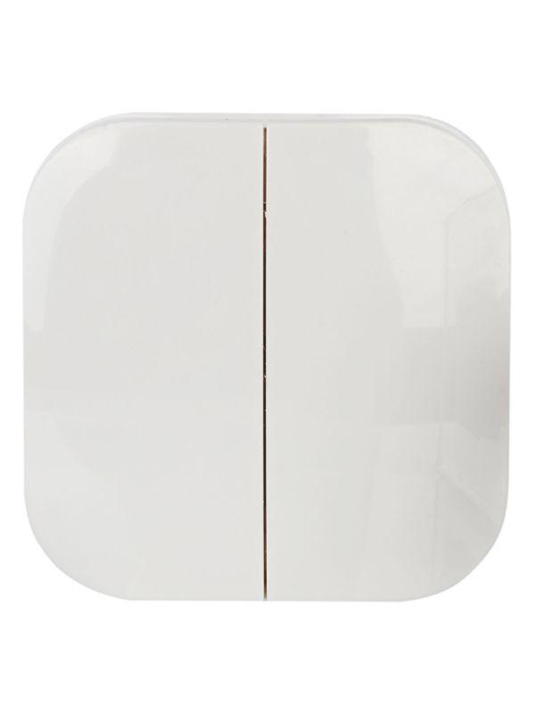 Выключатель 2-кл. ОП GLORY 10А ВС20-2-0-ХБ бел. IEK EVH20-K01-10