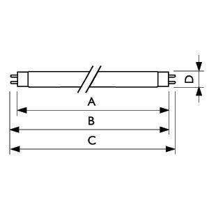 Лампа люминесцентная Actinic BL TL-D 15W/10 Secura 15Вт T8 G13 PHILIPS 928024701029