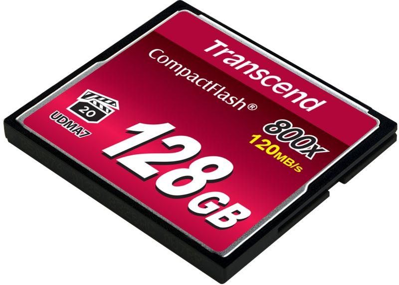 Карта памяти TS128GCF800 128GB Compact Flash 800x Transcend 1000513713