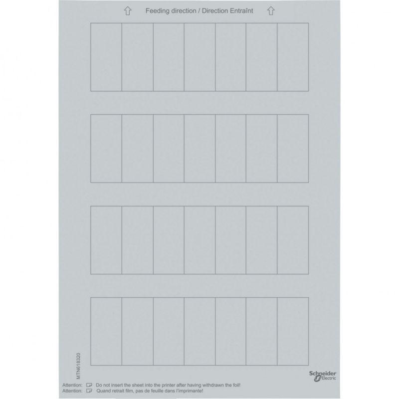 Этикетка SM для 1 2- или 4-кн. выкл. сер. SchE MTN618320