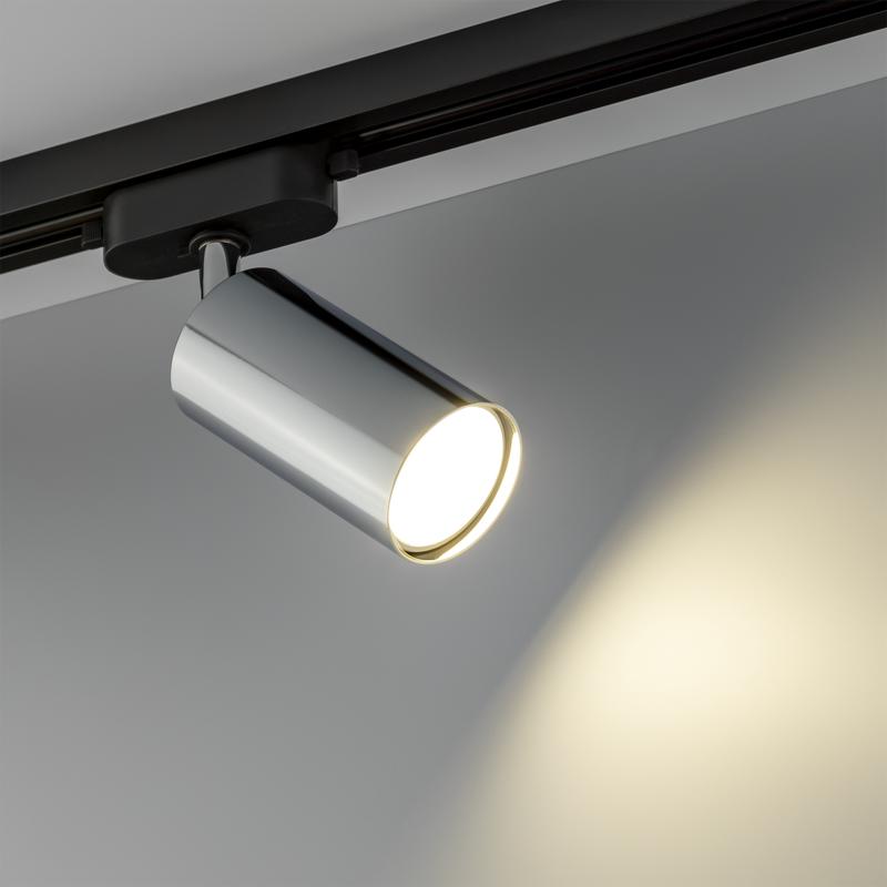 Светильник трековый ARTLINE поворотный 55х55х100мм GU10 230В алюм. 4кв.м хром. Ritter 59877 4