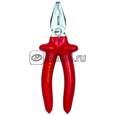 Пассатижи 180мм 1000В красн. серия SHTOK 08202