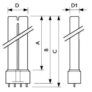 Лампа люминесцентная компакт. Master PL-L 36W/830/4P 1CT/25 PHILIPS 927903408370