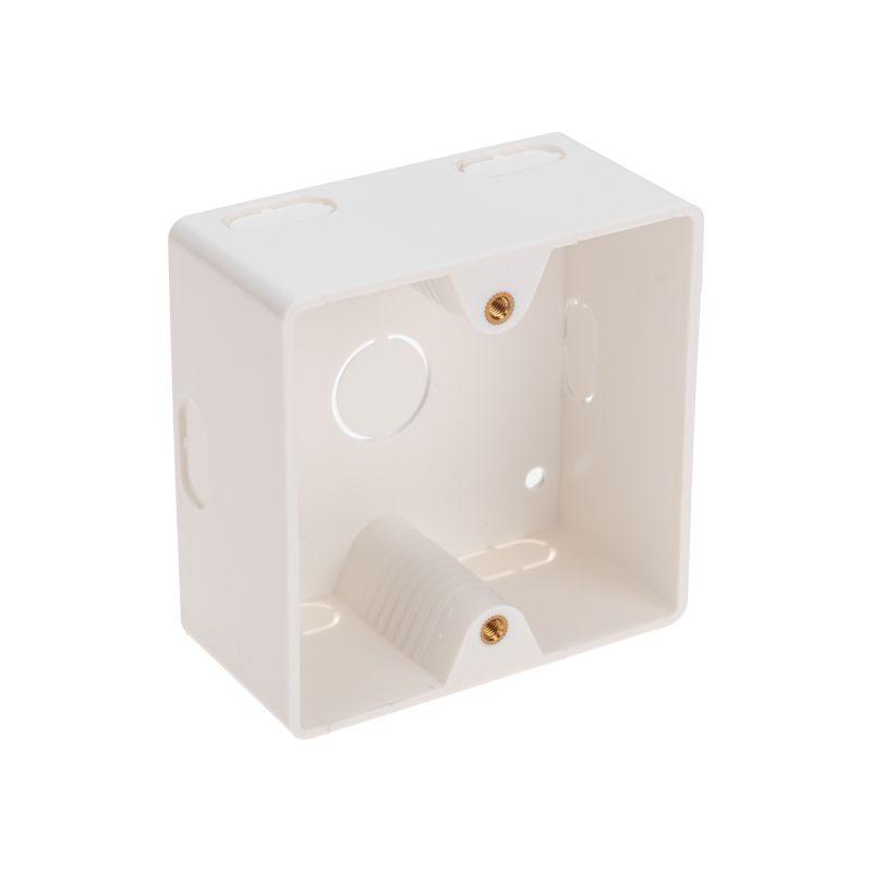 Короб накладной для лицевых панелей 80х80 под 2 модуля 45х22.5 Mosaic Rexant 03-0126