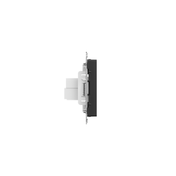 Розетка компьютерная СП Эпика RJ45 кат.5 механизм черн. EKF UP1-SOB-RJ45-5