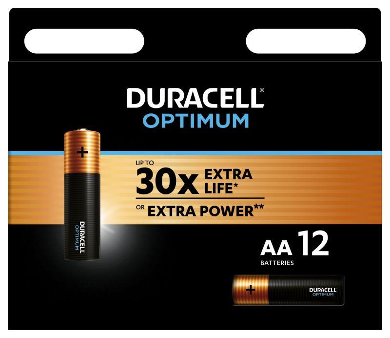 Элемент питания алкалиновый AA/LR6 1.5В LR6-12BL Optimum 5014073 (блист.12шт) Duracell Б0056028