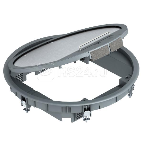 Лючок универс. 12хModul45 полиамид GESR9 SR U 7011 сер. OBO 7405512