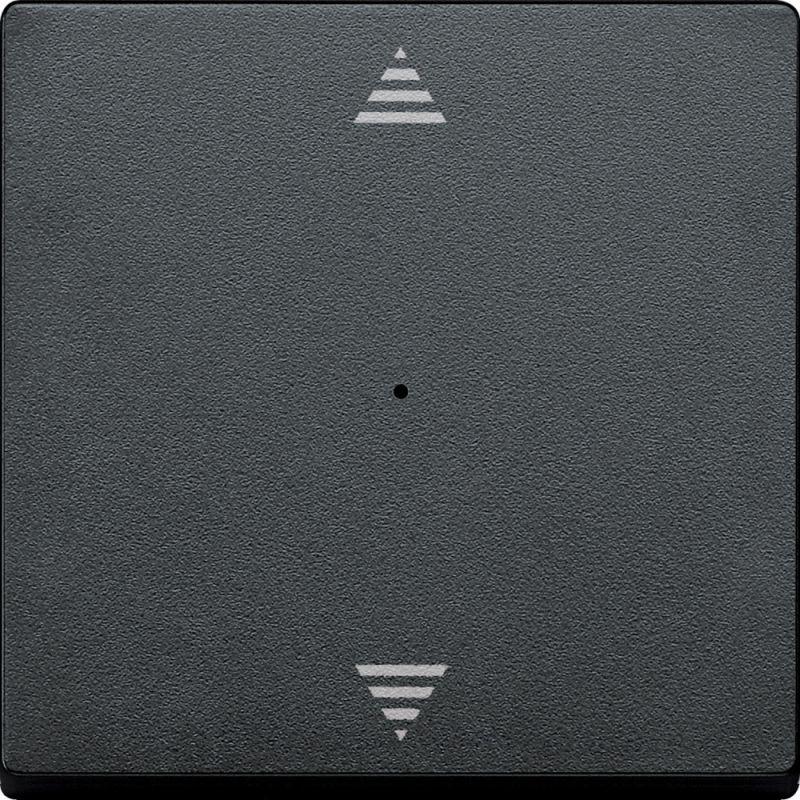 Клавиша 1-кн. SM для мод. выкл. рис ВВ/ВН антрацит SchE MTN625514