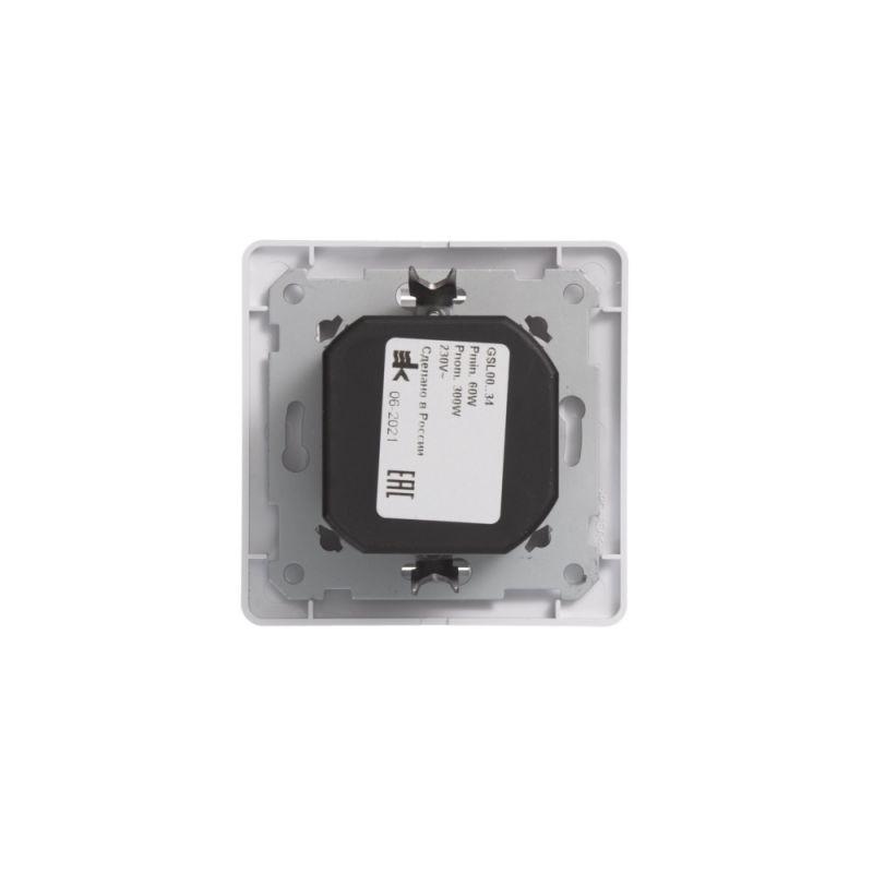 Светорегулятор (диммер) СП Glossa 300Вт поворот. в сборе бел. SchE GSL000134