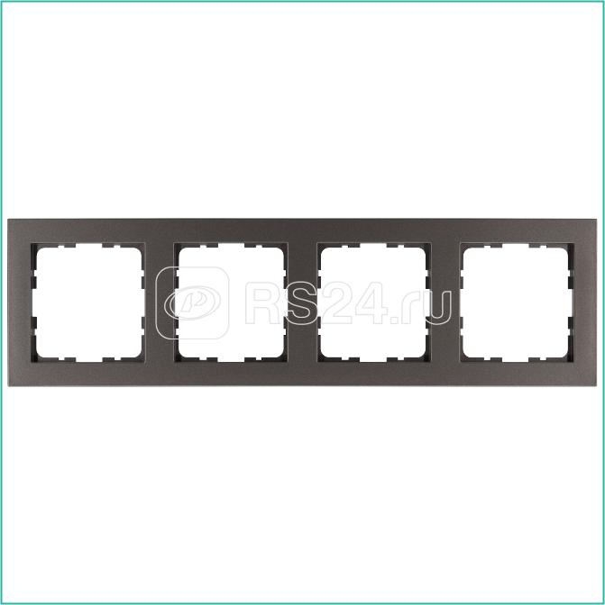 Рамка 4-м G-Classic мокко Jasmart G1004Z