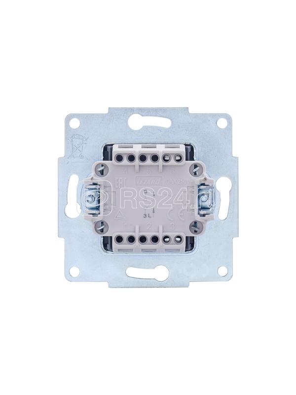 Выключатель 1-кл. СП Vesna механизм крем. LEZARD 742-0388-100