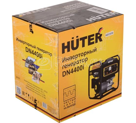 Генератор DN4400i инверторный 1ф 3.8кВ.А ручной стартер HUTER 64/10/5