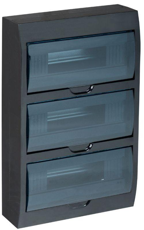 Корпус ЩРН-П-36 Krepta 3 IP41 навесной пластик. черн. IEK MKP12-N-36-41-K02