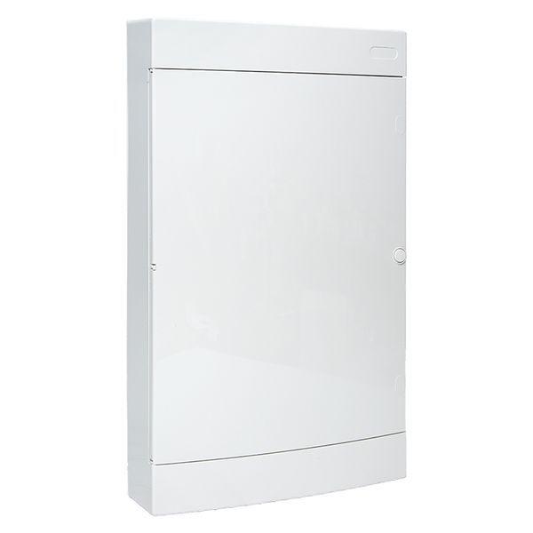 Щит комбинированный Unix 2х18мод. + 1 монтаж. плата 4 габарит IP41 бел. дверь PROxima EKF ux-2x18+1m-nw