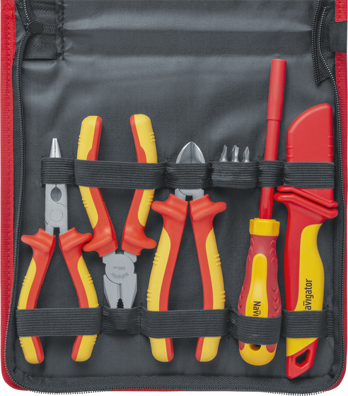 Набор инструмента 93 434 NHT-Ind05-H10 диэлектр. (10 предметов) NAVIGATOR 93434