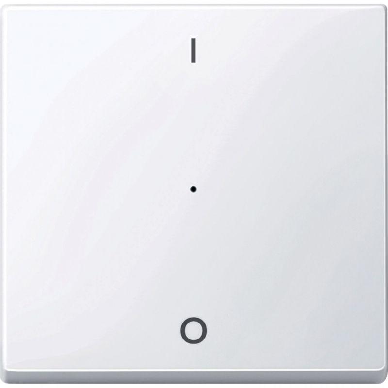 Клавиша 1-кн. SM для мод. выкл. рис.1/0 активно бел. SchE MTN619325