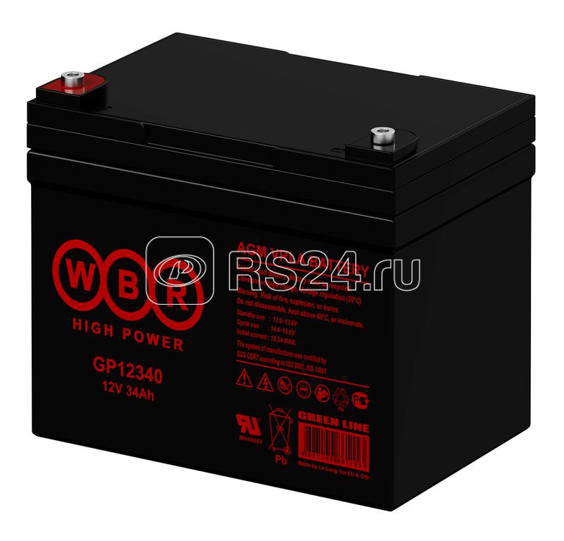 Аккумулятор 12В 34А.ч WBR GP12340 WBR