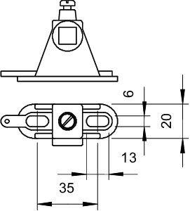 Держатель шины для 1801 VDE PS 1801 SCH (уп.10шт) OBO 5015715