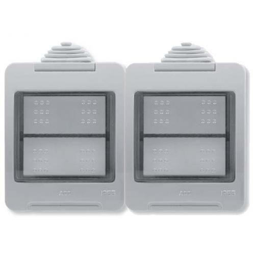 Коробка для открытой установки на 4мод. Zenit/Stylo IP55 ABB 2CLA329200N1101