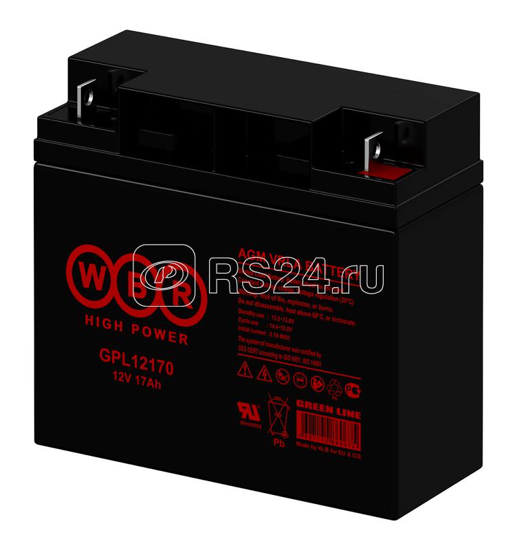 Аккумулятор 12В 17А.ч WBR GPL12170 WBR