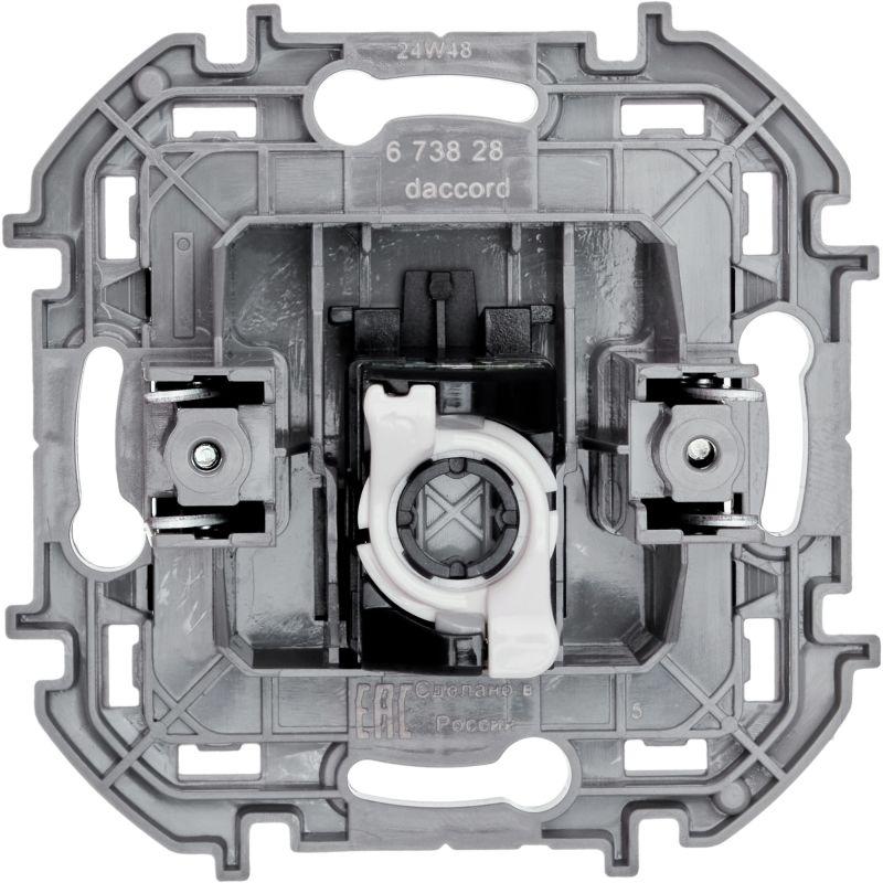 Розетка компьютерная Inspiria RJ45 кат.5E UTP антрацит IEK 673828
