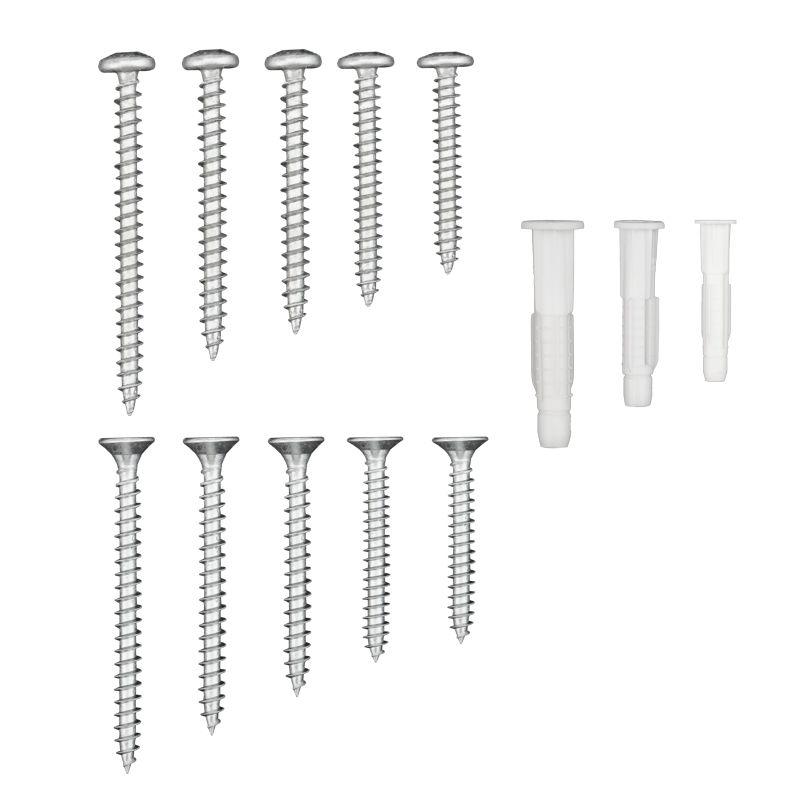 Набор саморезов и дюбелей 260шт пластик. коробка Kranz KR-01-3101-01