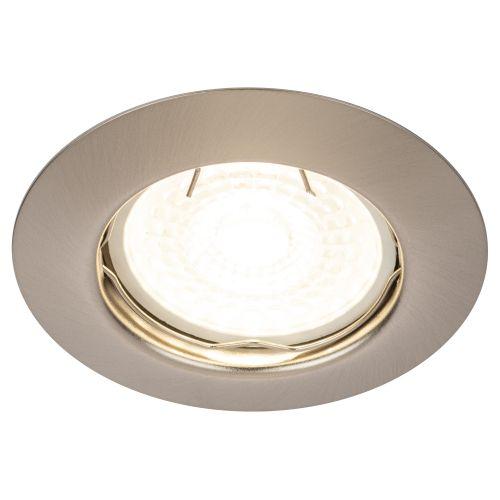 Светильник точечный ST3 SN 50Вт MR16 12В штампован. сатин никель ЭРА C0043803